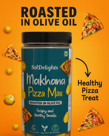 Makhana Pizza Max | Roasted In Olive Oil | 65g