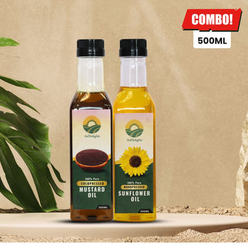 Sunflower + Mustard Oil | COMBO | 500ml Each