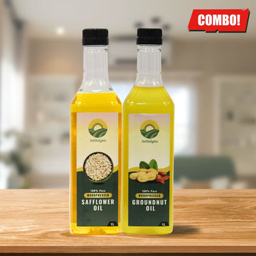 Groundnut + Safflower Oil | COMBO | 1L Each
