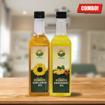 Groundnut + Sunflower Oil | COMBO | 1L Each