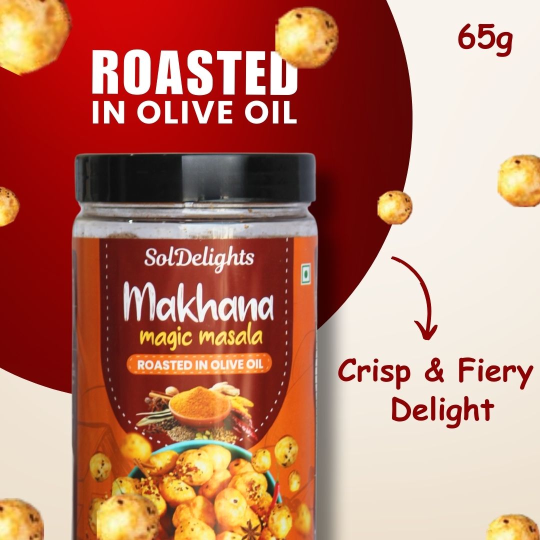 Makhana Magic Masala | Roasted In Olive Oil | 65g